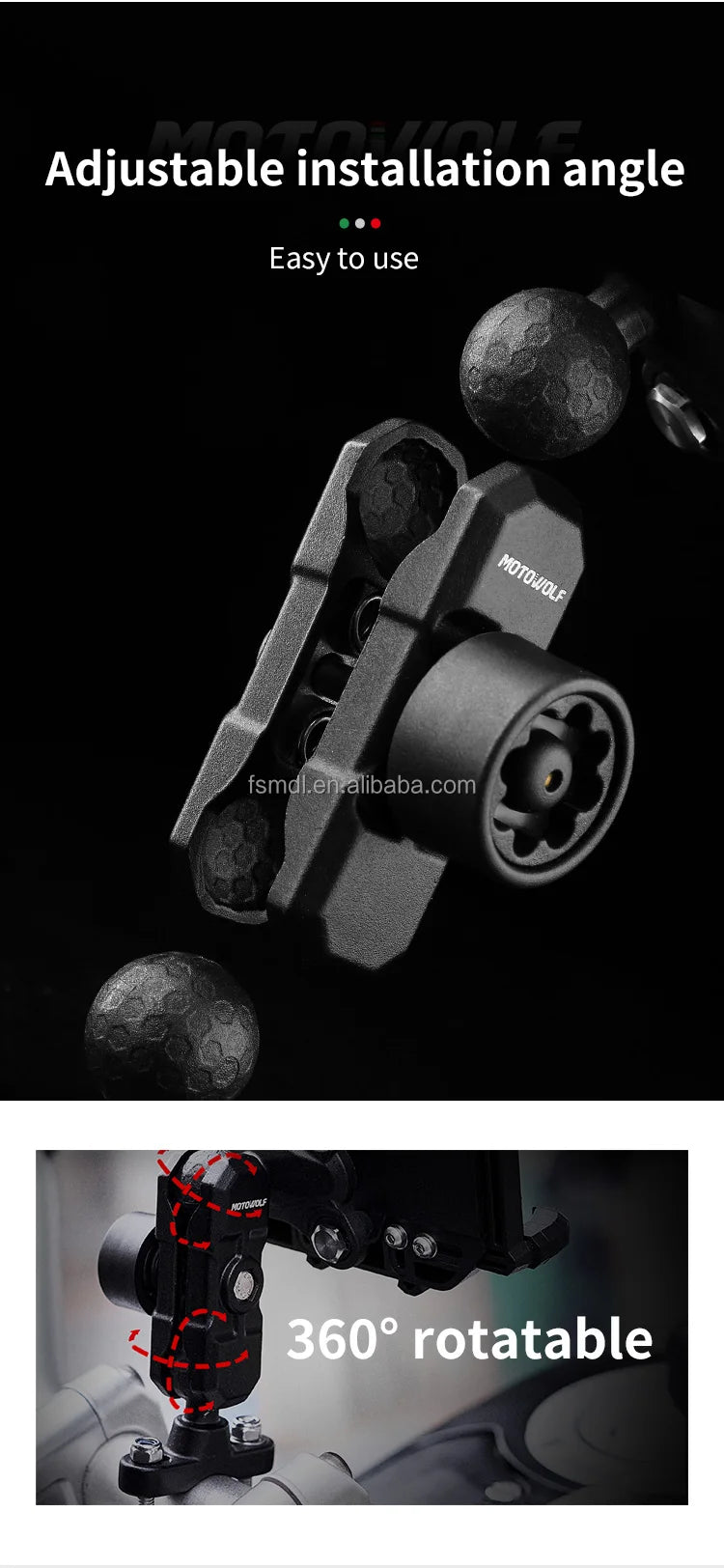 AS-11 Motorcycle Phone Mount