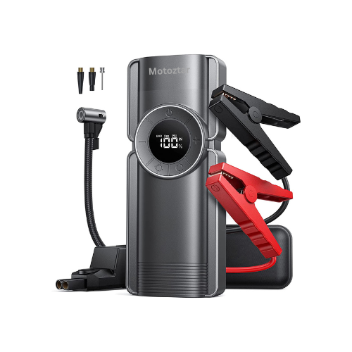 Motorcycle High Efficient Battery Jump Starter and Inflator