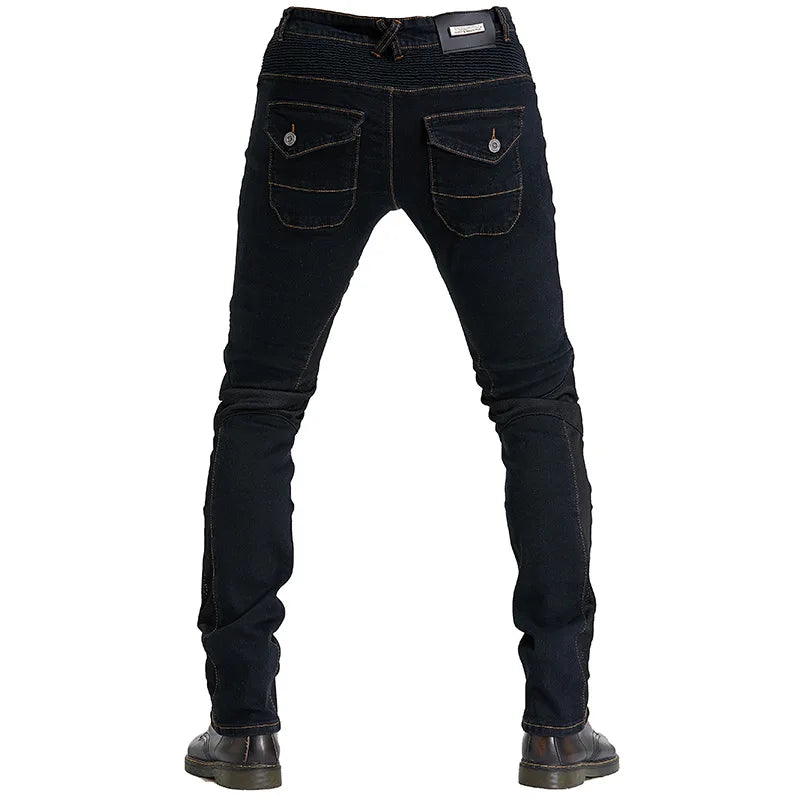 Men's Summer Denim Motorcycle Jeans.