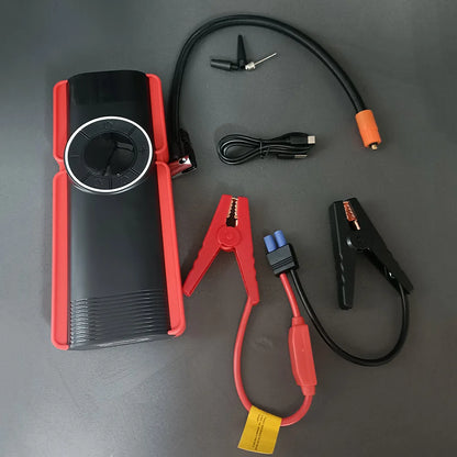 Motorcycle High Efficient Battery Jump Starter and Inflator